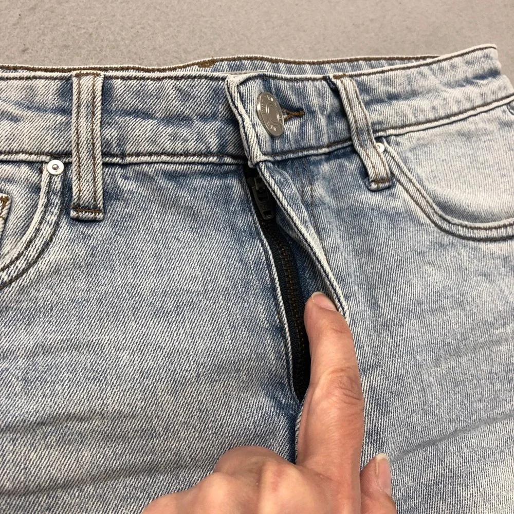 Kut From The Kloth Jane Long Short High‎ Rise Womens 0 Denim Cut Off Distressed